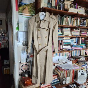 Burberry Double-Breasted Trench Coat Long